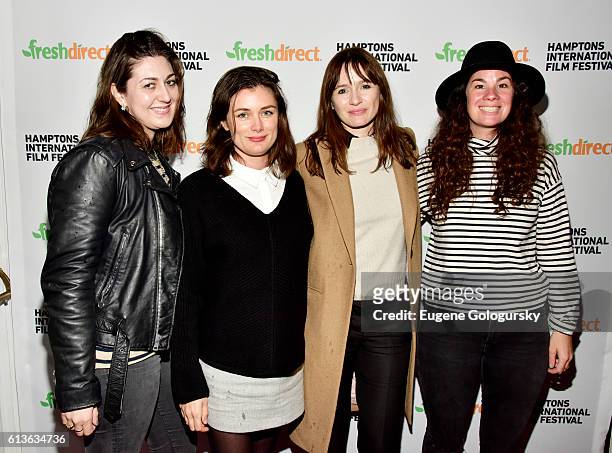 Jessica Neuman, Kat Coiro, Emily Mortimer and Lizzie Nastro attend the New York Women in Film and Television Shorts screening during the Hamptons...