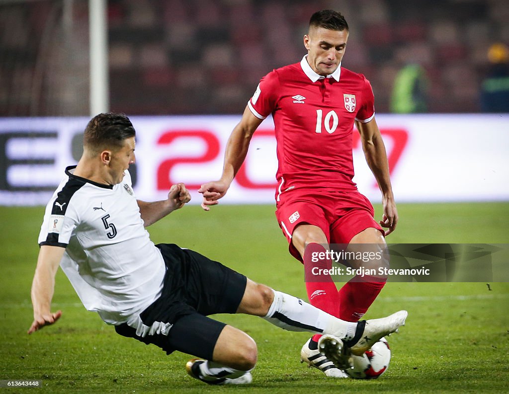 Serbia v Austria - FIFA 2018 World Cup Qualifier
