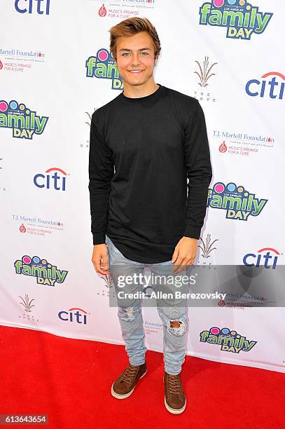 Actor Peyton Meyer attends the T.J. Martell Foundation Los Angeles family day at The Grove on October 9, 2016 in Los Angeles, California.