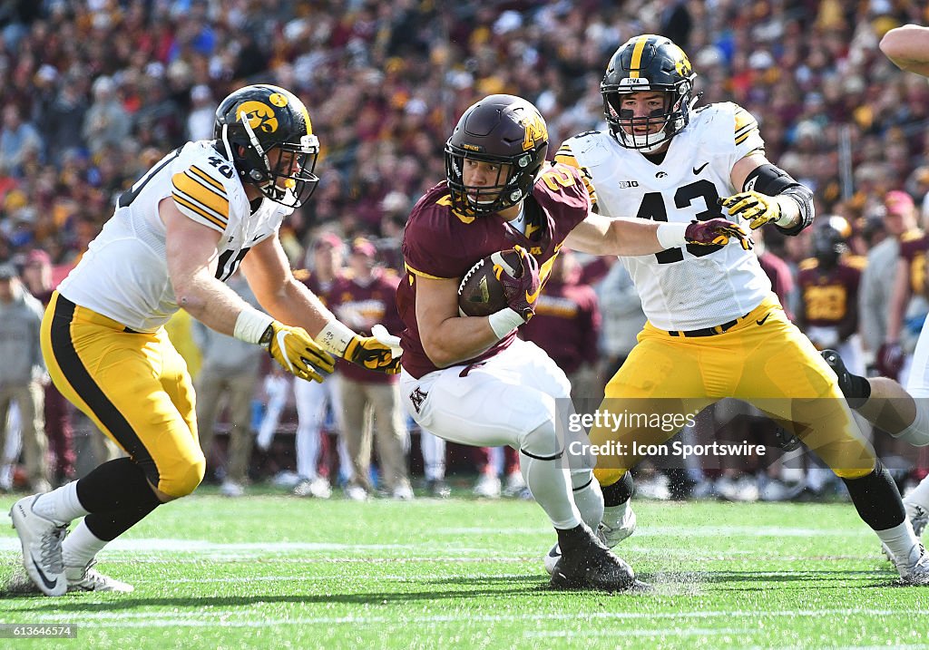 NCAA FOOTBALL: OCT 08 Iowa at Minnesota