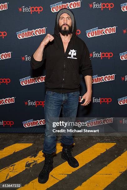 Actor Jon Bernthal attends the Jon Bernthal Spotlight panel during 2016 New York Comic Con at the Jacob Javitz Center on October 9, 2016 in New York...