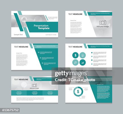 Page Presentation Layout Design Template With Info Graphic Element High ...
