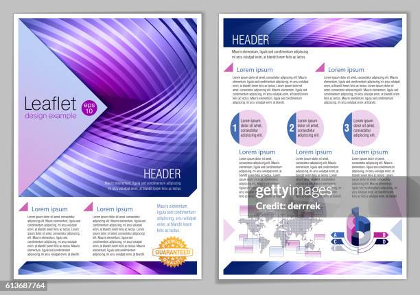Leaflet Examples Readable Leaflet Design Example High-Res Vector Graphic - Getty Images