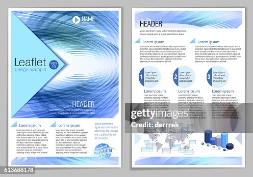 Leaflet Examples Readable Leaflet Design Example High-Res Vector Graphic - Getty Images