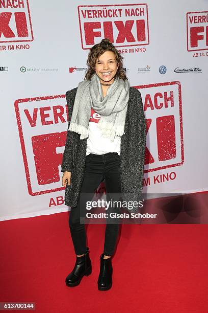 Harriet Herbig-Matten during the premiere of the film 'Verrueckt nach Fixi' at Mathaeser Kino on October 9, 2016 in Munich, Germany.