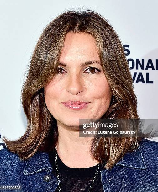 Mariska Hargitay attend the Awards Dinner at the Hamptons International Film Festival 2016 at Topping Rose on October 9, 2016 in Bridgehampton, New...