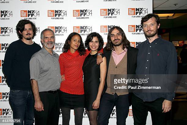 Keith Poulson, Dan Sallitt, Mati Diop, Agustina Munoz, Matias Pineiro and Dustin Guy Defa attend the 54th New York Film Festival - "Hermia and...