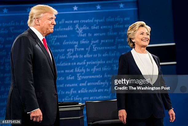 For the second Presidential debate, Democratic Nominee for President of the United States former Secretary of State Hillary Clinton and Republican...