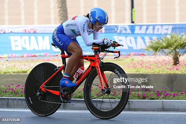 89th Road World Championships 2016 / ITT Juniors Women Alessia VIGILIA / The Pearl Qatar - The Pearl Qatar / Individual Time Trial / WC /