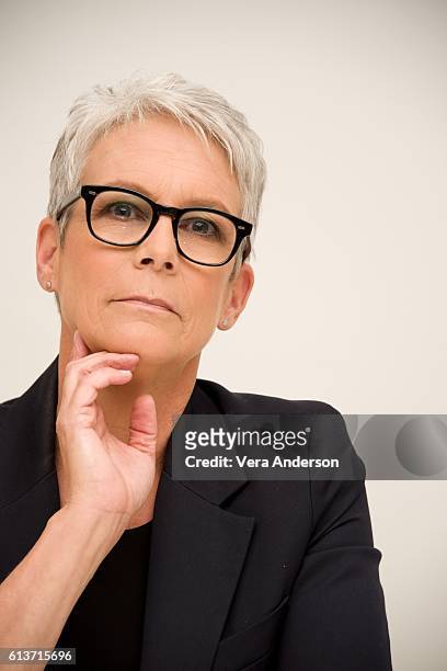 Jamie Lee Curtis at the "Scream Queens" Press Conference at the Four Seasons Hotel on October 7, 2016 in Beverly Hills, California.