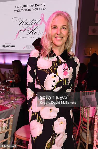 Ruth Chapman attends the Future Dreams 'United For Her' Ladies Lunch 2016 at The Savoy Hotel on October 10, 2016 in London, England.