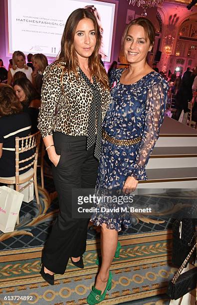Lisa Snowdon and Yasmin Le Bon attend the Future Dreams 'United For Her' Ladies Lunch 2016 at The Savoy Hotel on October 10, 2016 in London, England.