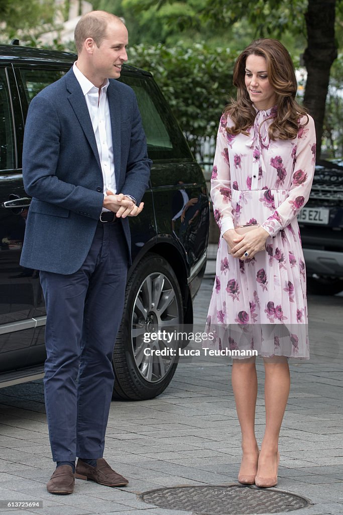 The Duke & Duchess Of Cambridge And Prince Harry Celebrate World Mental Health Day At The London Eye With Heads Together