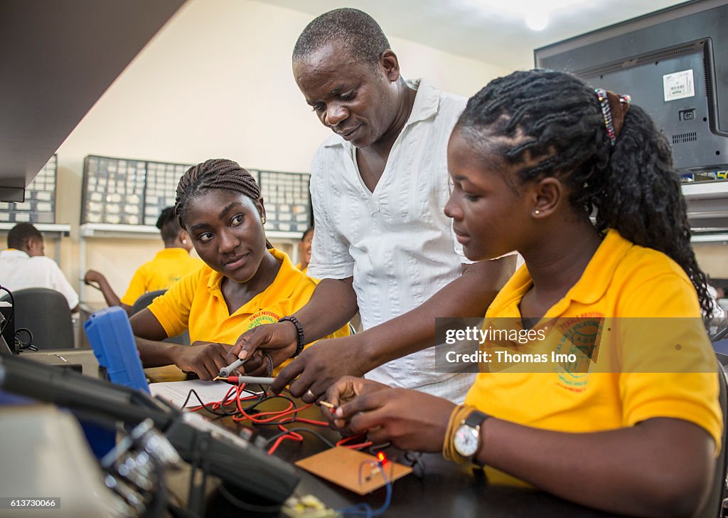 Vocational school for girls in Ghana