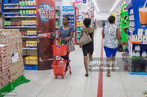 Accra, Ghana Customers during their shopping at the Palace supermarket on September 08, 2016 in Accra, Ghana.