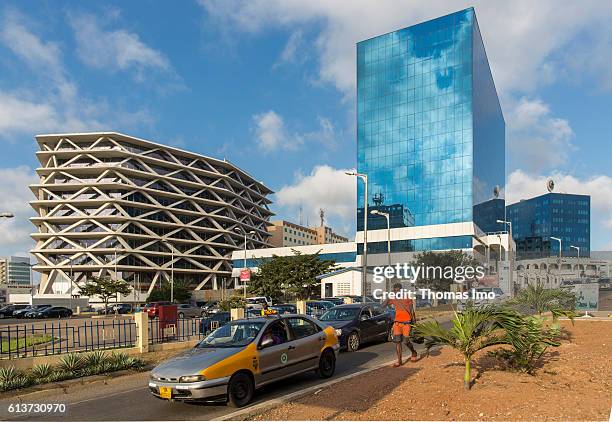 Accra, Ghana Modern architecture in Ghana's capital Accra on September 08, 2016 in Accra, Ghana.