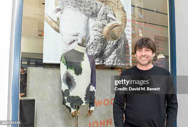 Alex James poses for a picture as Alex James & John Smedley announce the launch of Wool Week 2016 alongside The Campaign for Wool on October 10, 2016...