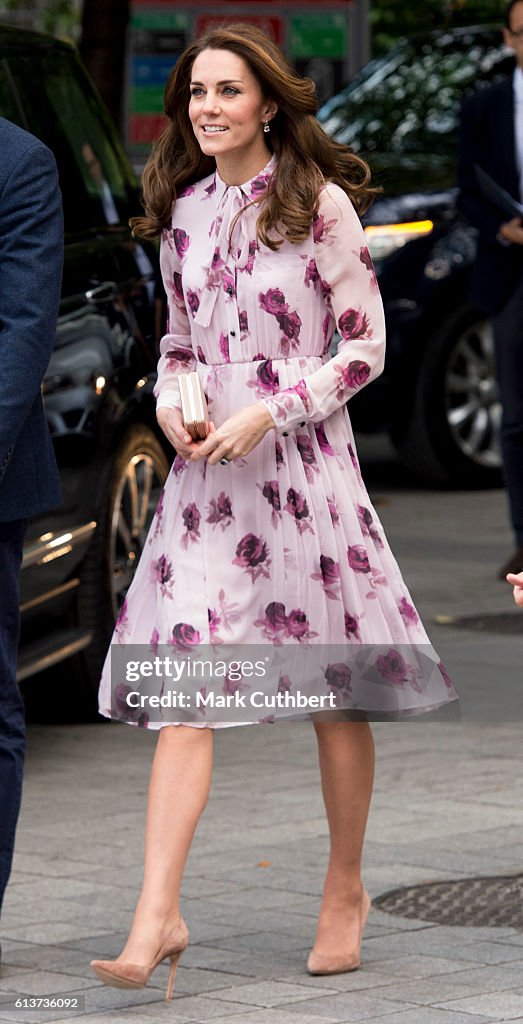 The Duke & Duchess OF Cambridge And Prince Harry Celebrate World Mental Health Day At The London Eye With Heads Together