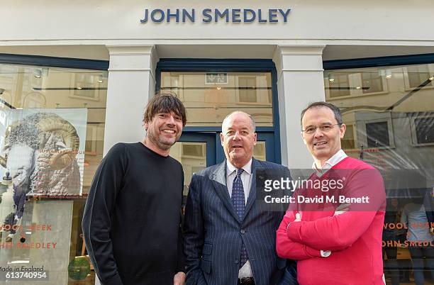 Alex James, Peter Arkroyd, Ian Maclean, Alex James and John Smedley announce the launch of Wool Week 2016 alongside The Campaign for Wool on October...