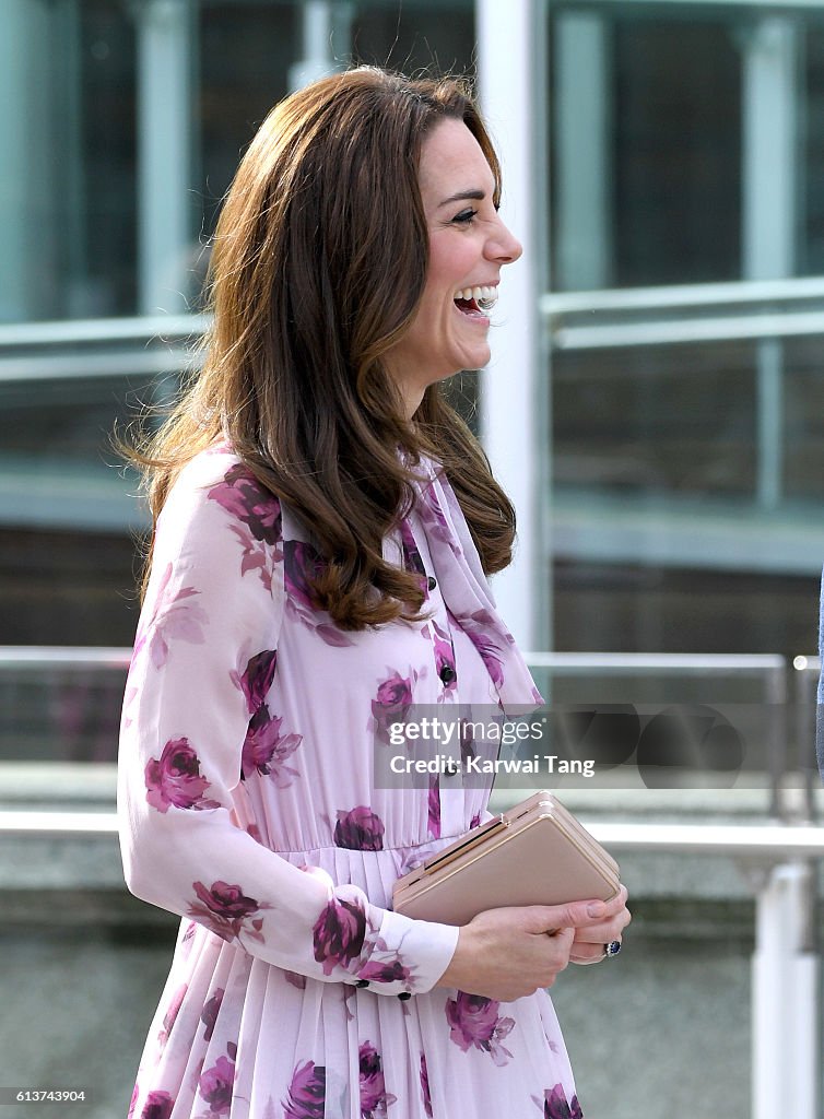 The Duke & Duchess Of Cambridge And Prince Harry Celebrate World Mental Health Day At The London Eye With Heads Together