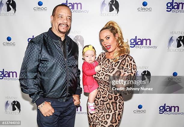 Ice T, Chanel and CoCo attend 2 Girls Grow In Brooklyn "Sip & Shop" Launch Event at Baco Dumbo on October 9, 2016 in New York City.