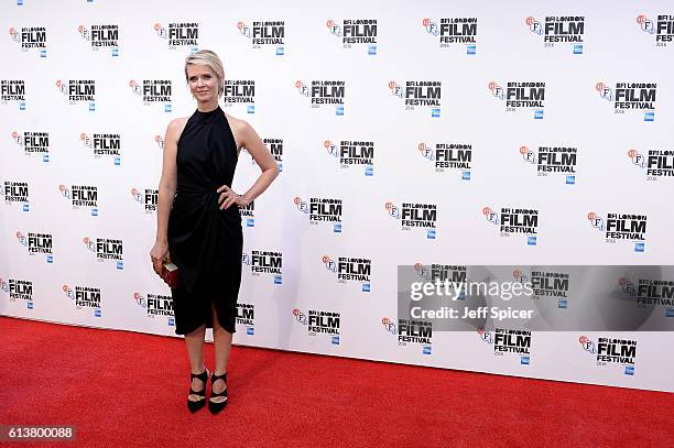 Actress Cynthia Nixon attends the 'A Quiet Passion' official competition screening during the 60th BFI London Film Festival at Embankment Garden...