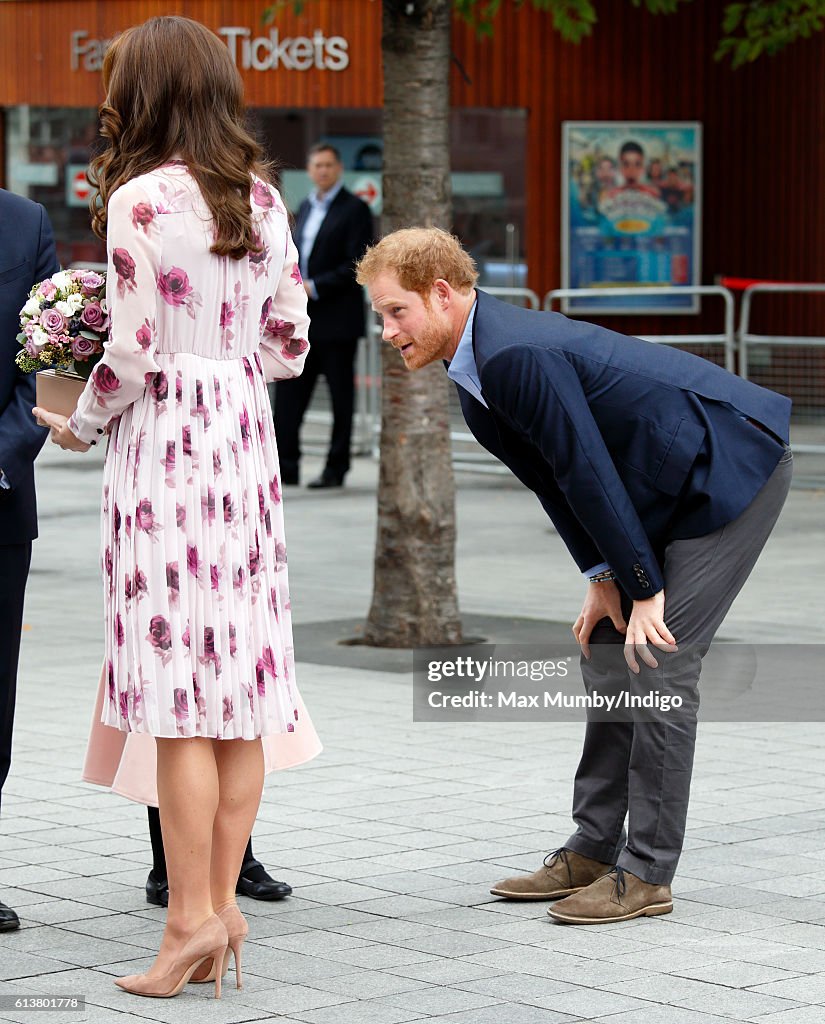 The Duke & Duchess OF Cambridge And Prince Harry Celebrate World Mental Health Day At The London Eye With Heads Together