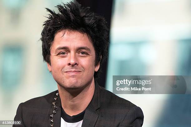 Billie Joe Armstrong of Green Day attends the Build Series to discuss the film "Ordinary World" at AOL HQ on October 10, 2016 in New York City.