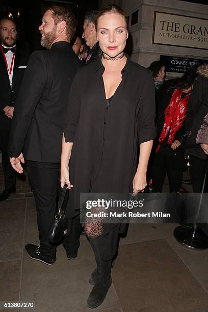 Samantha Womack attending the Attitude magazine awards on October 10, 2016 in London, England.