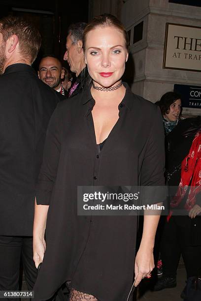 Samantha Womack attending the Attitude magazine awards on October 10, 2016 in London, England.