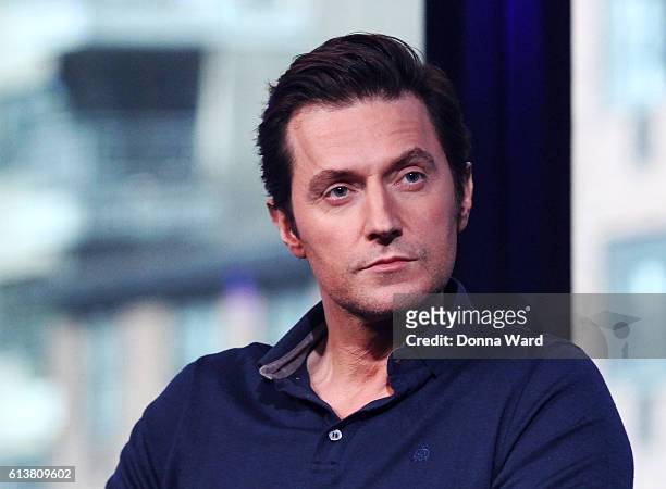 Richard Armitage appears to promote "Berlin Station" during the BUILD Series at AOL HQ on October 10, 2016 in New York City.