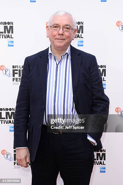 Director Terence Davies attends 'A Quiet Passion' official competition screening during the 60th BFI London Film Festival at Embankment Garden Cinema...