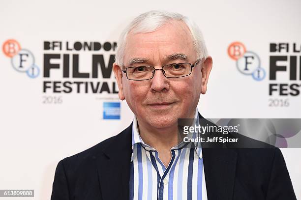 Director Terence Davies attends 'A Quiet Passion' official competition screening during the 60th BFI London Film Festival at Embankment Garden Cinema...