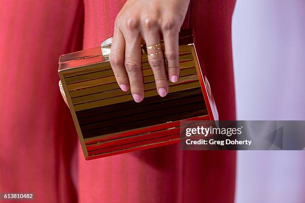 Actress Danube Hermosillo, Fashion Detail, arrives for the 2016 Latino's De Hoy Awards at the Dolby Theatre on October 9, 2016 in Hollywood,...