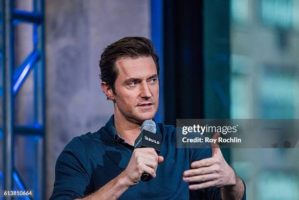 Actor Richard Armitage discusses "Berlin StationÓ with AOL Build at AOL HQ on October 10, 2016 in New York City.