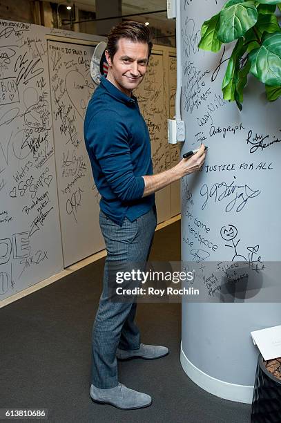 Actor Richard Armitage discusses "Berlin StationÓ with AOL Build at AOL HQ on October 10, 2016 in New York City.