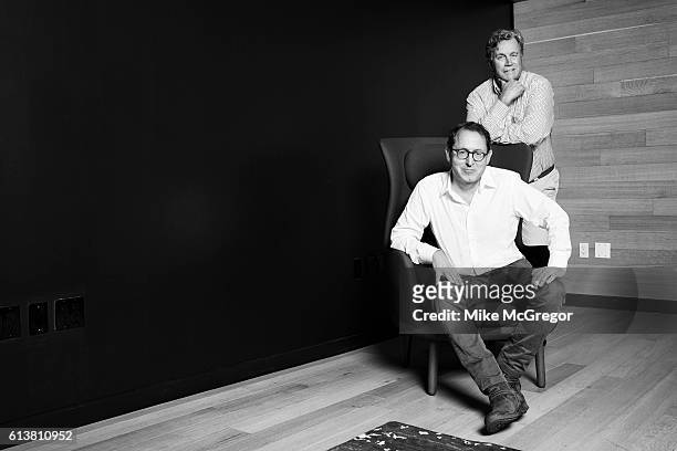 Co-Presidents of Sony Pictures Classics, Tom Bernard and Michael Barker are photographed for Variety on August 29, 2016 in New York City. PUBLISHED...