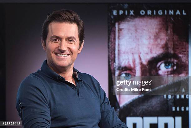 Richard Armitage attends the Build Series to discuss "Berlin Station" at AOL HQ on October 10, 2016 in New York City.