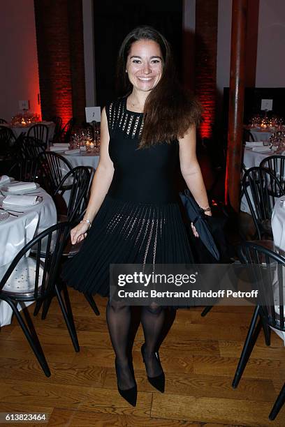 Nose of the Perfume, Marie Salamagne, dressed in Azzedina Alaia, attends Azzedine Alaia presents his new Perfume "Alaia Eau de Parfum Blanche". Held...