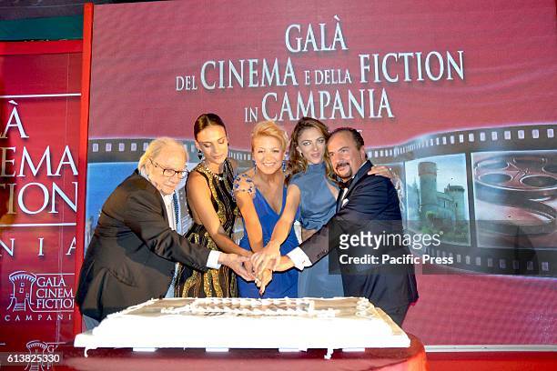 In the picture: Antonio Casagrande, Shalana Santana, Valeria della Rocca, Giulia Andò and Maurizio Casagrande during the eighth edition of the Gala...