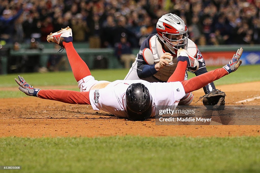 Division Series - Cleveland Indians v Boston Red Sox - Game Three