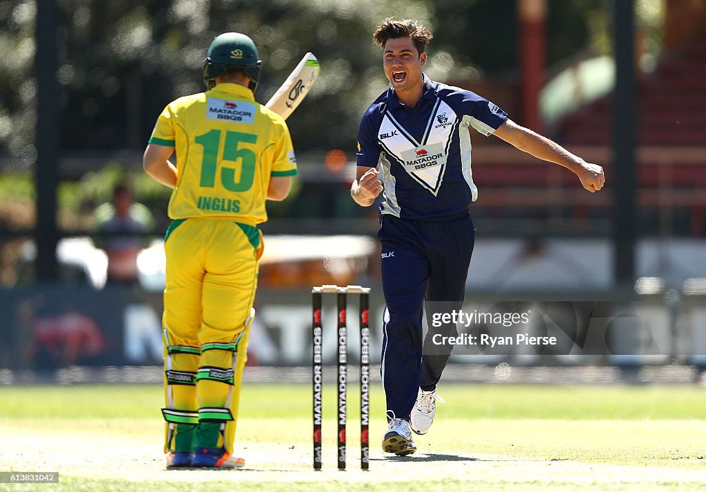 Matador BBQs One Day Cup - VIC v CA XI