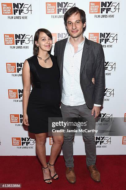 Jane Samborski and Dash Shaw attends the 54th New York Film Festival - "My Entire High School" Premiere on October 10, 2016 in New York City.