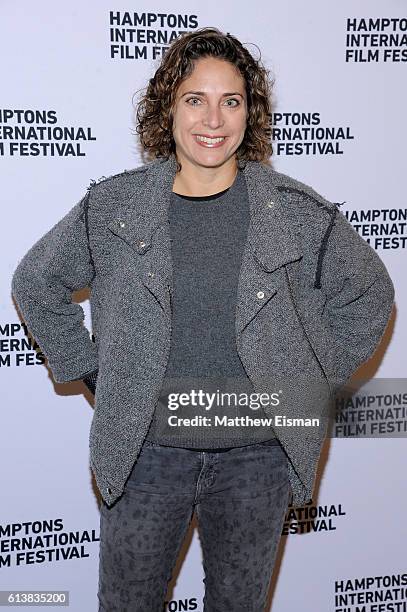 Producer Stacey Reiss attends the HIFF Awards at the East Hampton Library during the Hampton's International Film Festival 2016 on October 10, 2016...