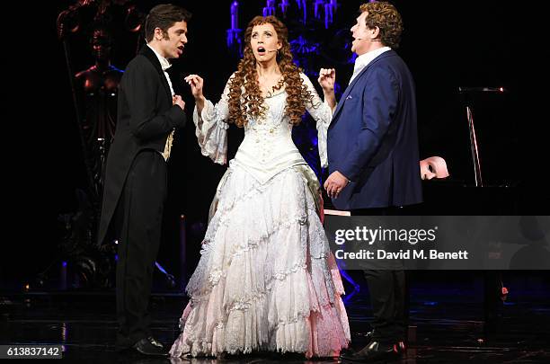 Nadim Naaman, Celinde Schoenmaker and Michael Ball perform onstage at "The Phantom Of The Opera" 30th anniversary charity gala performance in aid of...