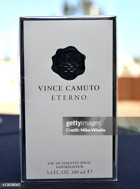 Vince Camuto products on display during MEN'S FITNESS Celebrates the 2016 GAME CHANGERS at Sunset Tower Hotel on October 10, 2016 in West Hollywood,...