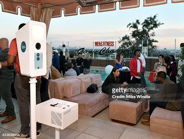 Photo booth camera as seen during MEN'S FITNESS Celebrates the 2016 GAME CHANGERS at Sunset Tower Hotel on October 10, 2016 in West Hollywood,...