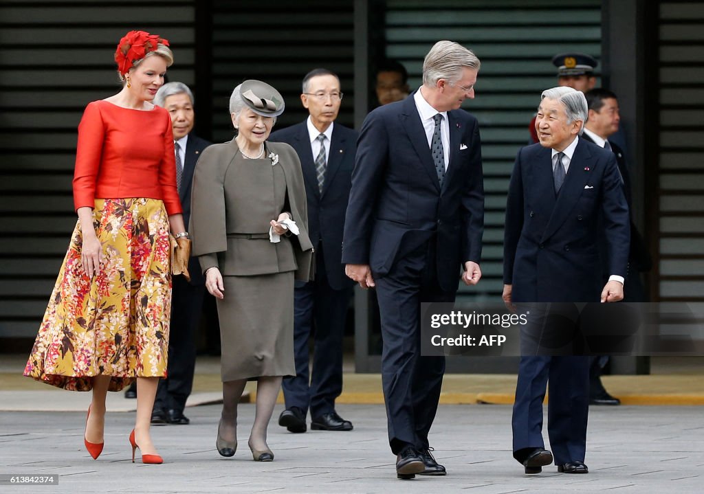 JAPAN-BELGIUM-ROYALS-DIPLOMACY