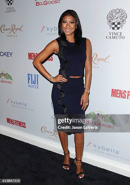 Eniko Parrish attends Men's Fitness Game Changers celebration at Sunset Tower Hotel on October 10, 2016 in West Hollywood, California.