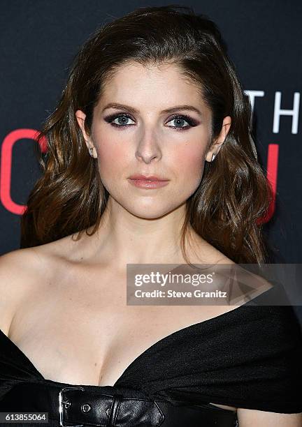 Anna Kendrick arrives at the Premiere Of Warner Bros Pictures' "The Accountant" at TCL Chinese Theatre on October 10, 2016 in Hollywood, California.